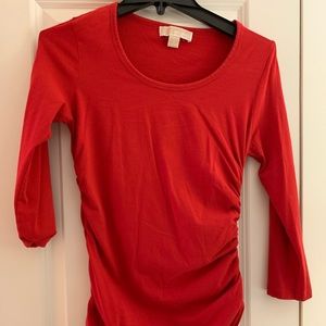 Red longsleeve Top by Calvin Klein